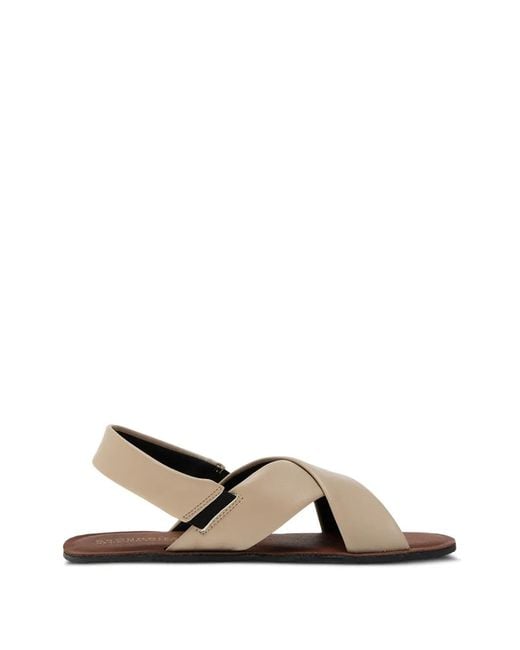 Groundies White Verona Crisscross Sandals