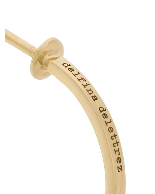 Delfina Delettrez White 18Kt Lips Piercing Earring