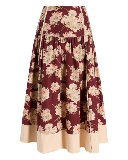 Cinq À Sept Mae Bouquet Aura Rok in het Red