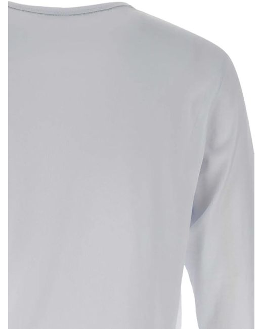 Sun 68 Gray Logo-Print T-Shirt for men