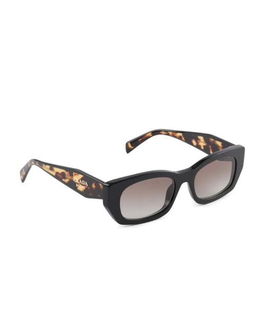 Prada Black Logo-Print Sunglasses