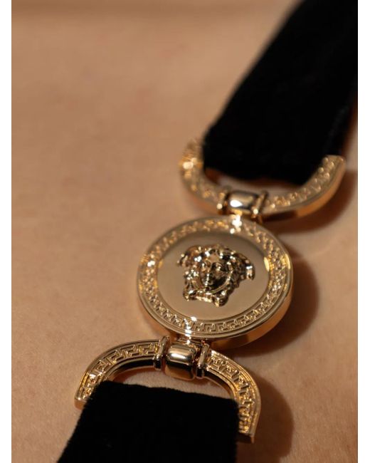 Robe Courte À Ornements Medusa Versace en coloris Black