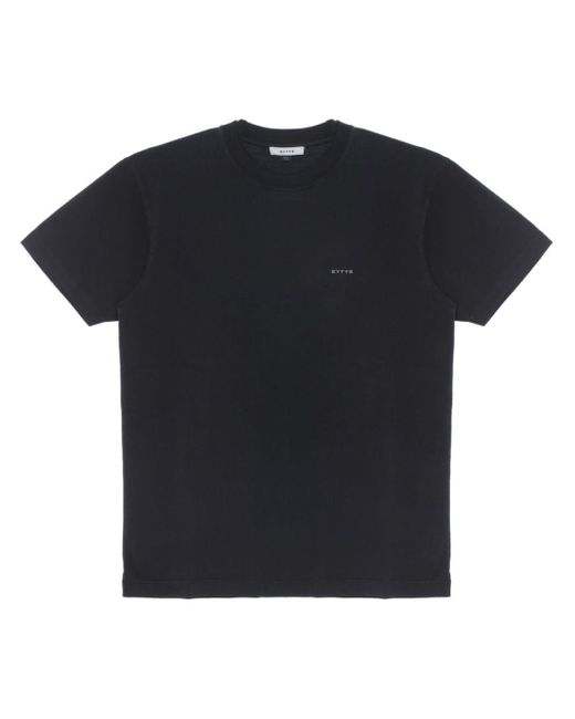 Eytys Black Leon T-Shirt aus Bio-Baumwolle