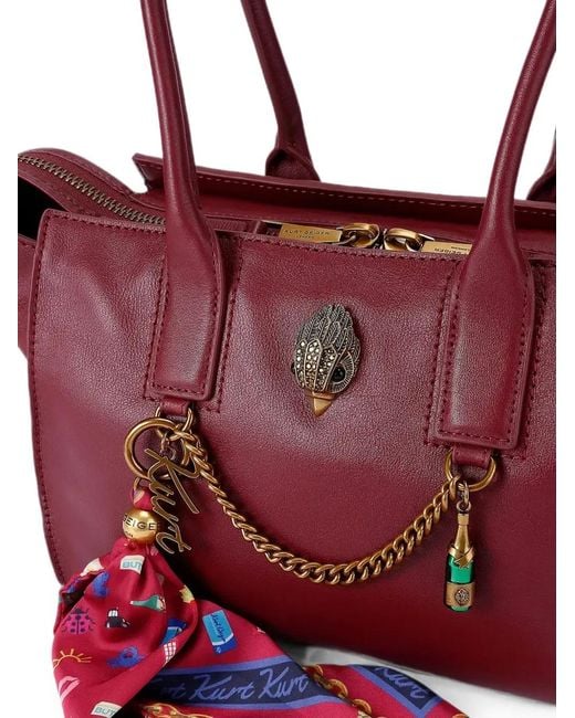 Kurt Geiger Red Eagle-Embellishment Shoulder Bag
