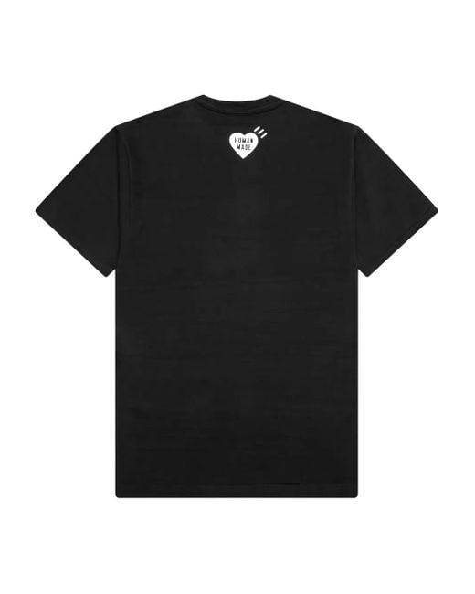 Human Made Black Duck-Heart T-Shirt for men