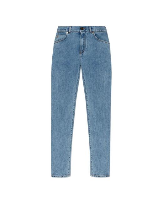 Balmain Blue Slim Trousers