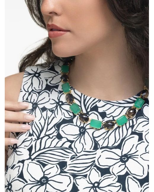 Bounkit Green Rhea Quartz Necklace