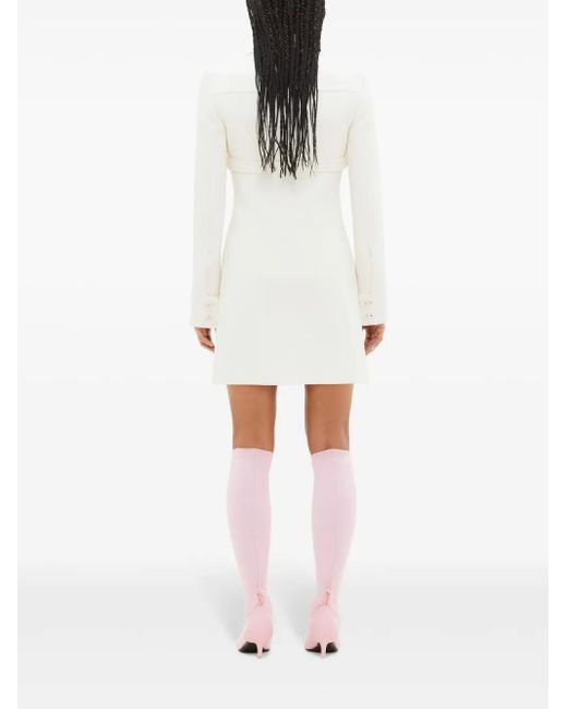 Courreges White Belted Coat