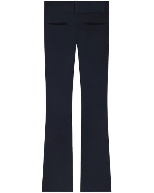 Courreges Blue Bootcut Trousers