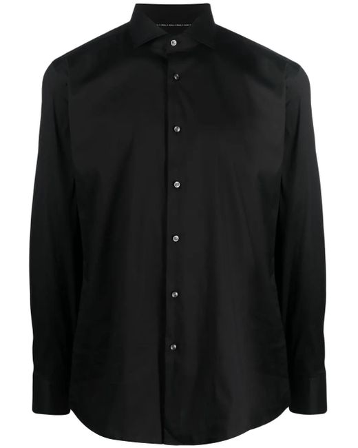 Boss Black Spread-Collar Button -Up Shirt for men