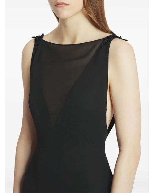 Lanvin Black Silk Gown