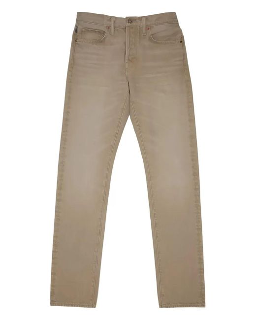 Jean À Patch Logo Tom Ford pour homme en coloris Gray