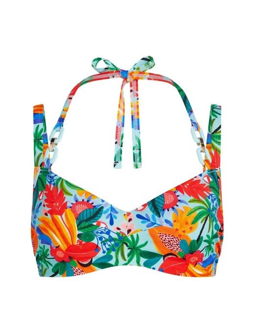 Marlies Dekkers Blue Paradisa Bikini Top
