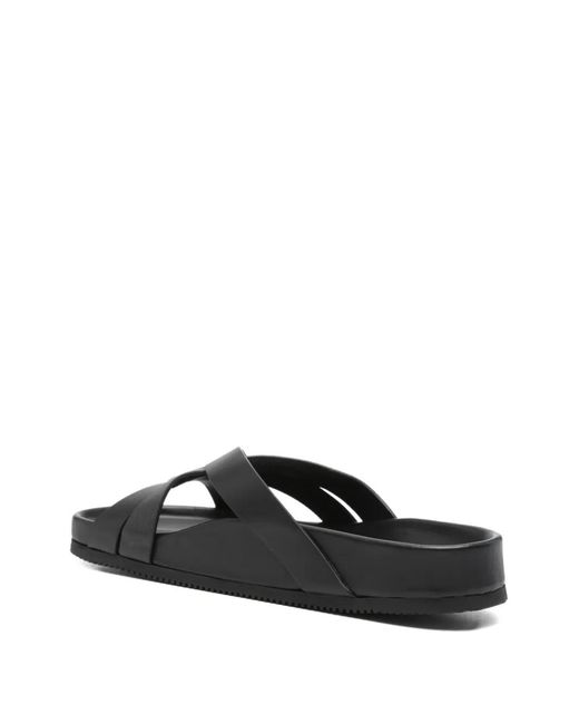 Tom Ford Black Sandales En Cuir for men