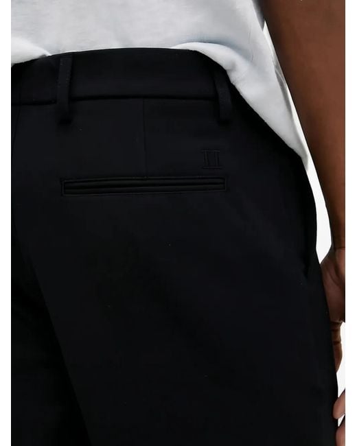 Les Deux Black Button Shorts for men