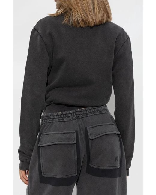 Alexander Wang Black Cropped Cotton Jacket