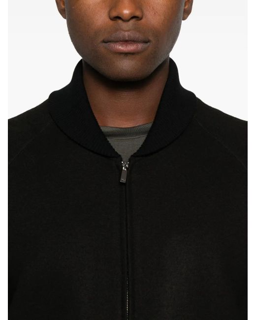 Emporio Armani Black Blouson Jacket Clothing for men