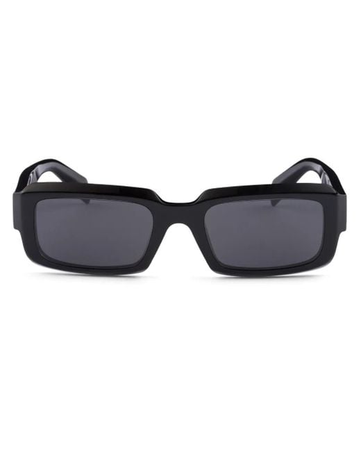 Prada Blue Symbole Rectangle-Frame Sunglasses for men