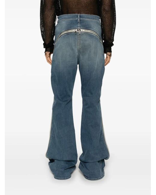 Vaqueros Bolan Banana Rick Owens de hombre de color Blue