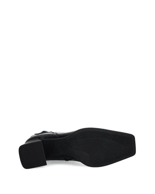 Vagabond Black Stiefel Mit Blockabsatz Und Eckiger Kappe 70Mm