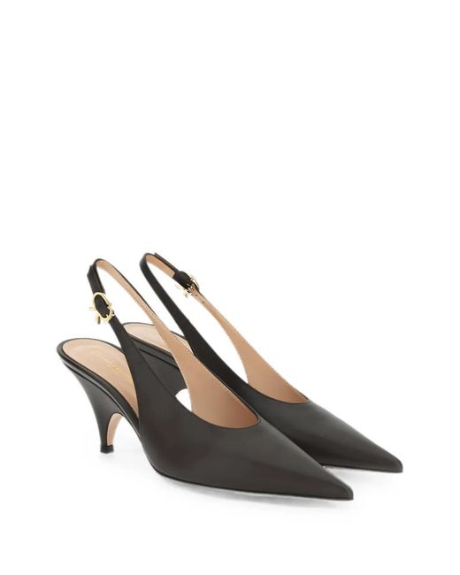 Gianvito Rossi Metallic Escarpins Sofia 70
