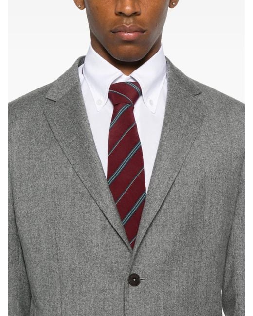 Zegna Geknöpfter Anzug in Gray für Herren