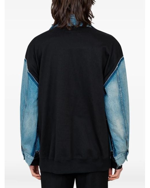 Junya Watanabe Blue Denim Panelled Jacket for men