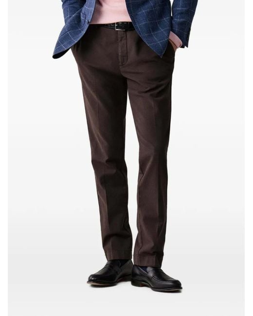 Hackett Black Devon Textured Chinos for men