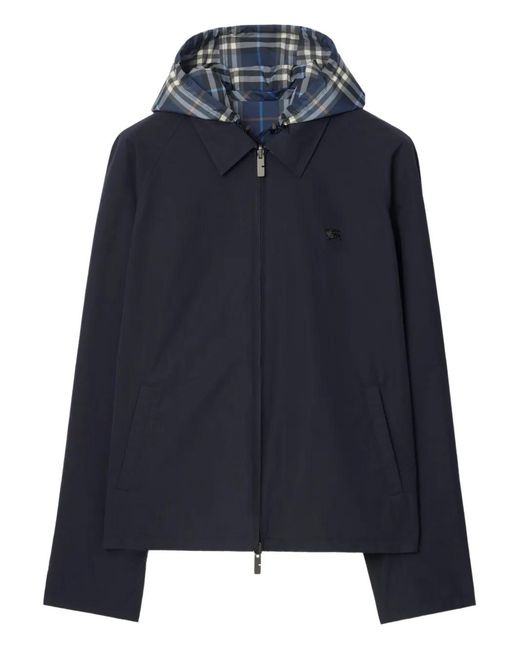 Burberry Blue Reversible Zip-up Jacket for men