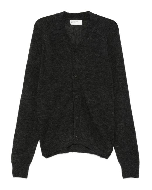 Universal Works Cardigan aus Alpakawolle in Black für Herren