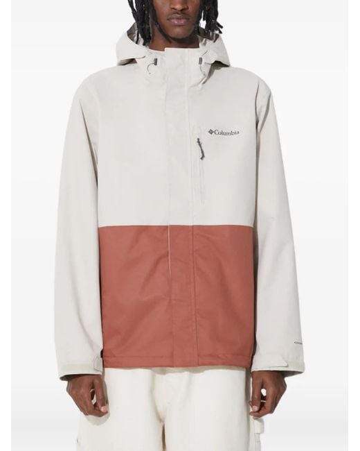 Columbia White Hikebound Waterproof Hooded Jacket for men