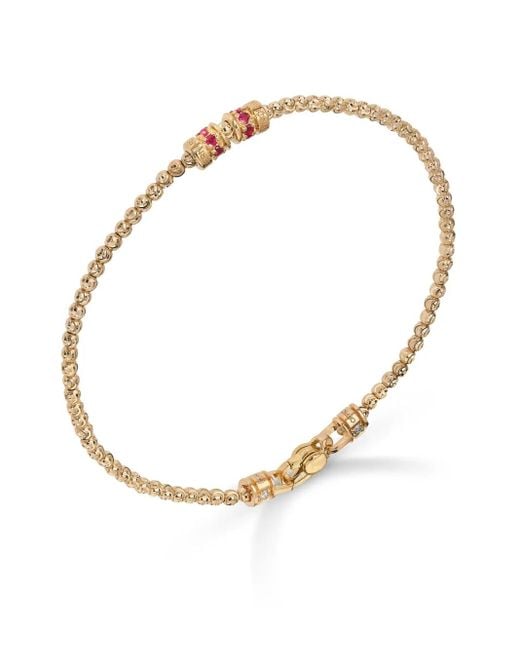 Officina Bernardi Metallic 18Kt Moon Ruby Bracelet