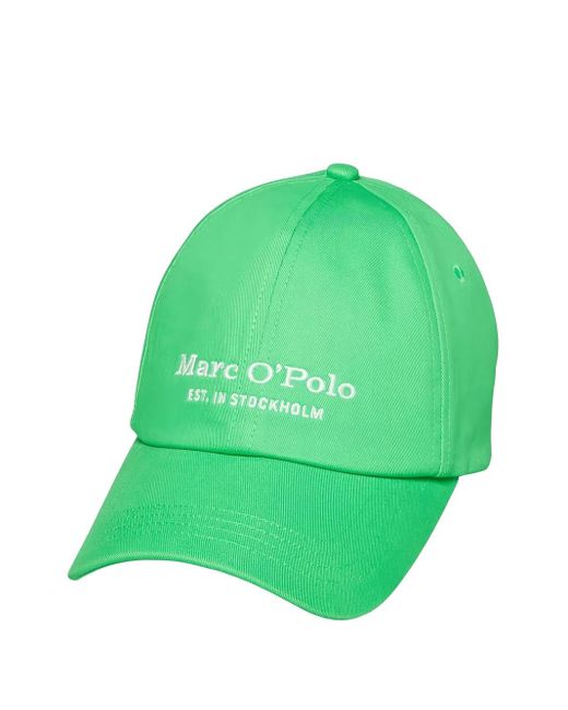Marc O' Polo Green Logo-Embroidered Cap