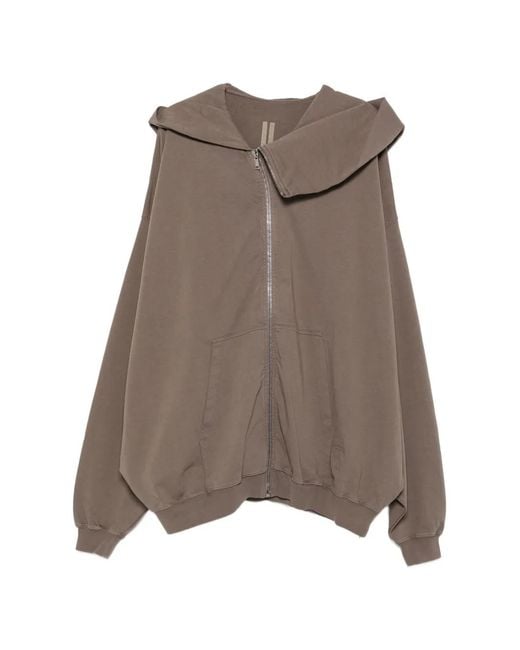 Rick Owens Brown Mountain Hun Hoodie for men