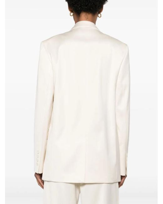Blazer Con Botones Totême de color White