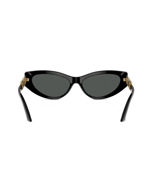 Versace Black Medusa Head Cat-Eye Sunglasses
