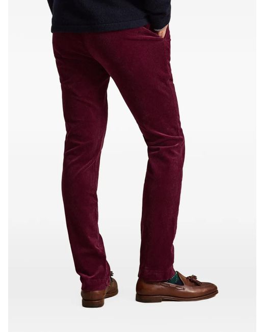 Polo Ralph Lauren Purple Andover Slim Fit Stretch Trousers for men