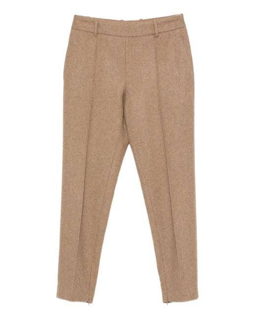 Ermanno Scervino Natural Wool Polyamide Elastane Pants