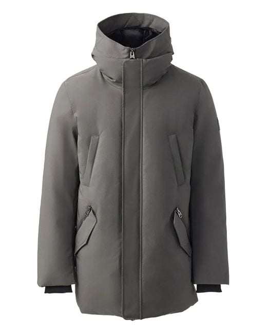 Mackage Gray Edward-Nfr Hooded Zip Jacket for men