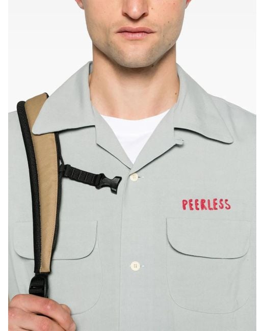 Camicia Keesey Con Ricamo di Visvim in Gray da Uomo