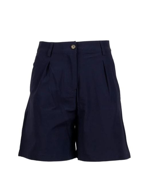 Colmar Blue Pleated Shorts