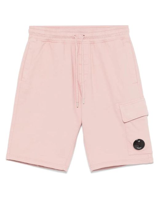 C P Company Pink Cargo Shorts for men