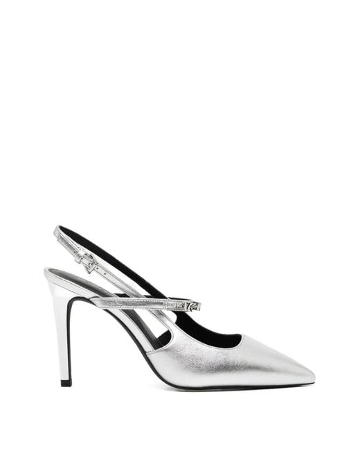 Michael Kors White 95Mm Dina Flex Pumps