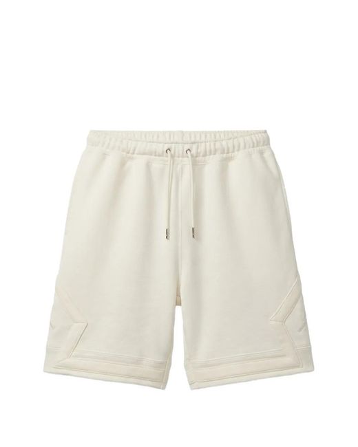 Nike White Jordan Flight Fleece Shorts for men