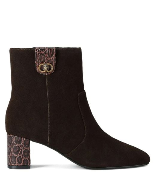 Bottines Chelsea 55 Mm À Languette Embossée Kurt Geiger en coloris Black