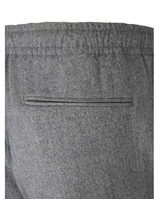 メンズ Zegna Elasticated-waist Trousers Gray