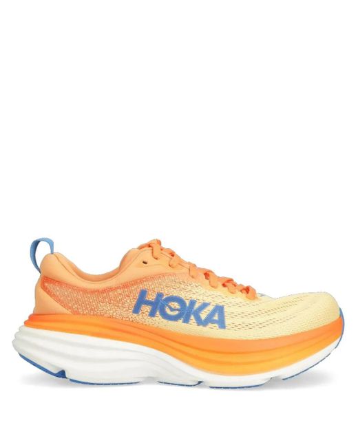 Hoka One One Orange Bondi 8 Sneakers for men