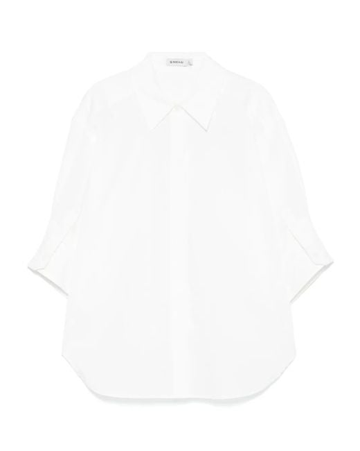 Jonathan Simkhai White Gemma Hemd
