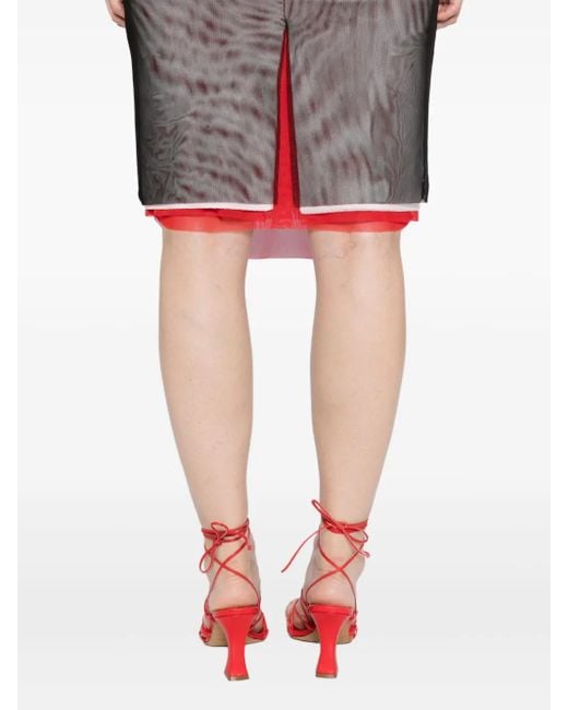 Jupe Gonna MSGM en coloris Purple