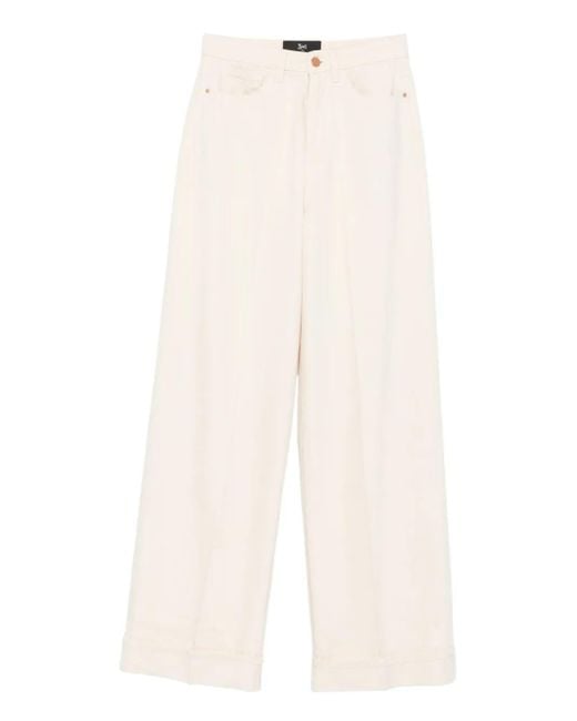 Jean En Coton 3x1 en coloris White